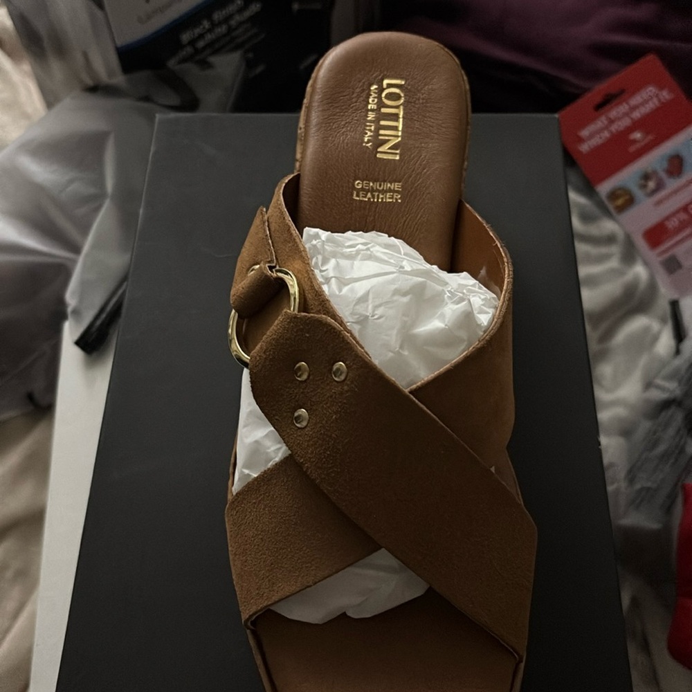 Genuine Suede Sandal